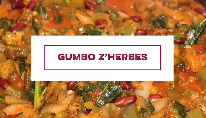 Gumbo Z'herbes with Red Beans 