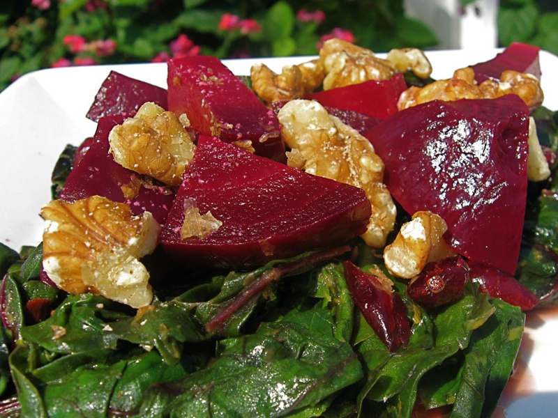Zero Waste Chard With Beets and Beet Greens