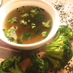Sesame Broccoli Miso Soup