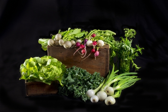 Paulette Phlipot photo of fresh veggies