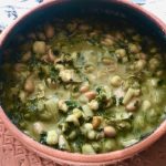 Hominy, Bean and Green Chili Stew