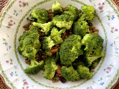 Broccoli and Lentils Apicius